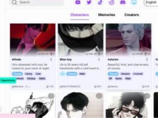 AI roleplay chatbot interaction illustration on Crush On AI.