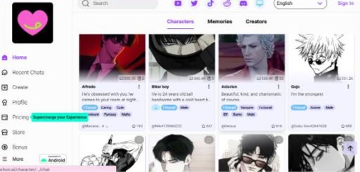 AI roleplay chatbot interaction illustration on Crush On AI.