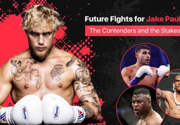Jack Paul and his potential opponents: Tommy Fury, Alex Pereira, Francis Ngannou.